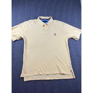 Tommy Hilfiger Mens Polo Shirt Beige Size XL